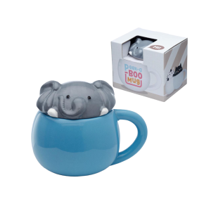 Tazza con coperchio sagomato Elefante