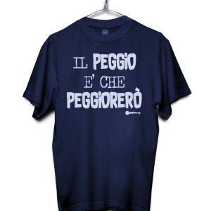 T-Shirt Il Peggio è che Peggiorerò