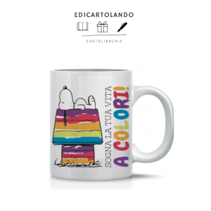 Tazza Snoopy Sogna la tua Vita a Colori
