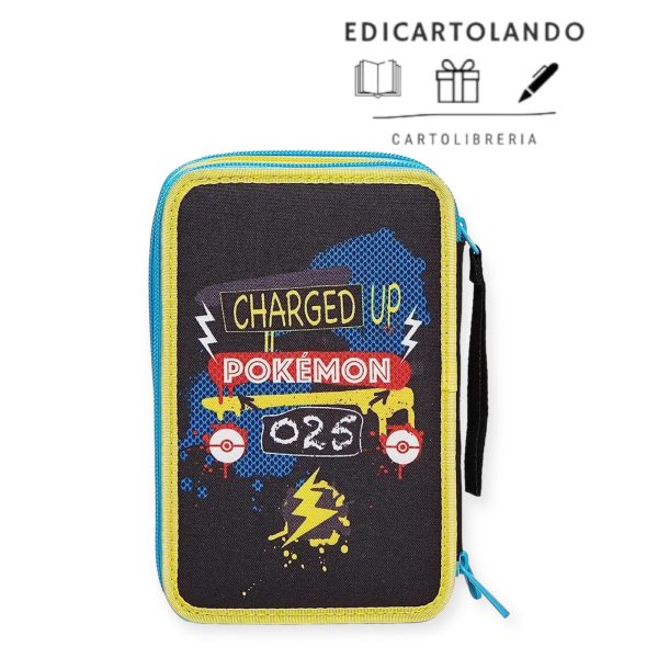 Astuccio 3 zip Pokemon - immagine 3
