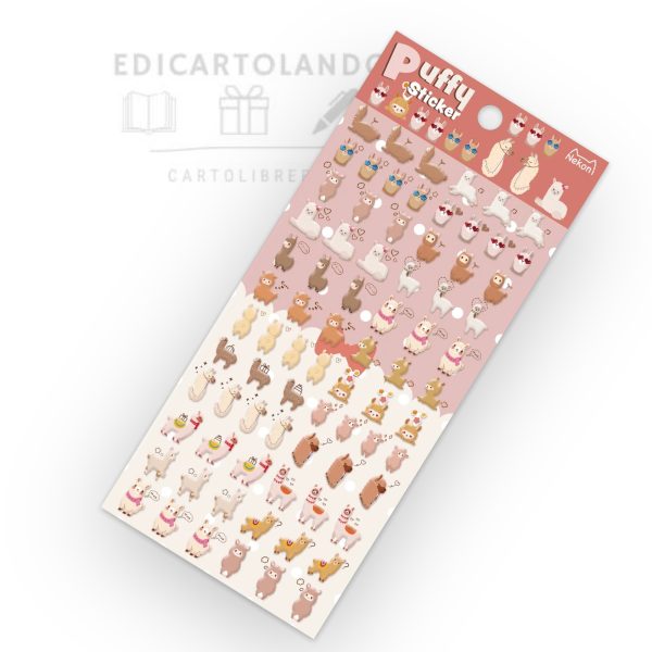 Puffy Sticker - Lama