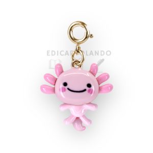 Charm Axolotl Rosa