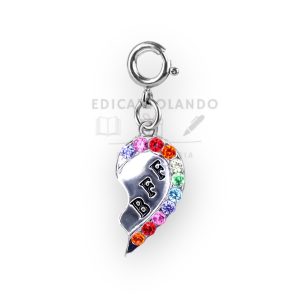 Charm Cuore Spezzato Best Friend Forever argento