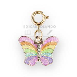 Charm Farfalla Glitterata