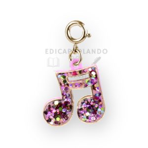 Charm Nota Musicale Glitterata