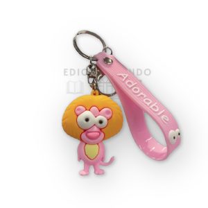 Portachiavi Leone Rosa