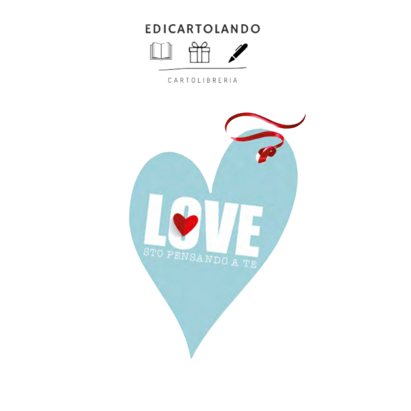 Segnalibro Chiudipacco Cuore - Sto pensando a te