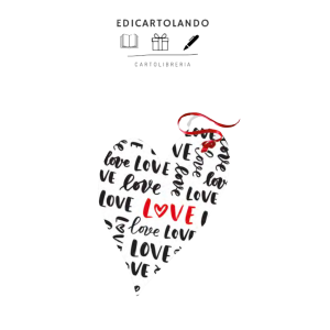 Segnalibro Chiudipacco Cuore - Love