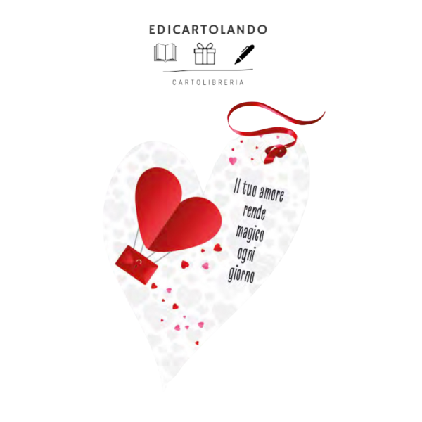 Segnalibro Chiudipacco Cuore - Il tuo amore ...
