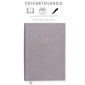 Notebook A5 Majoie Heart Purple Liliac