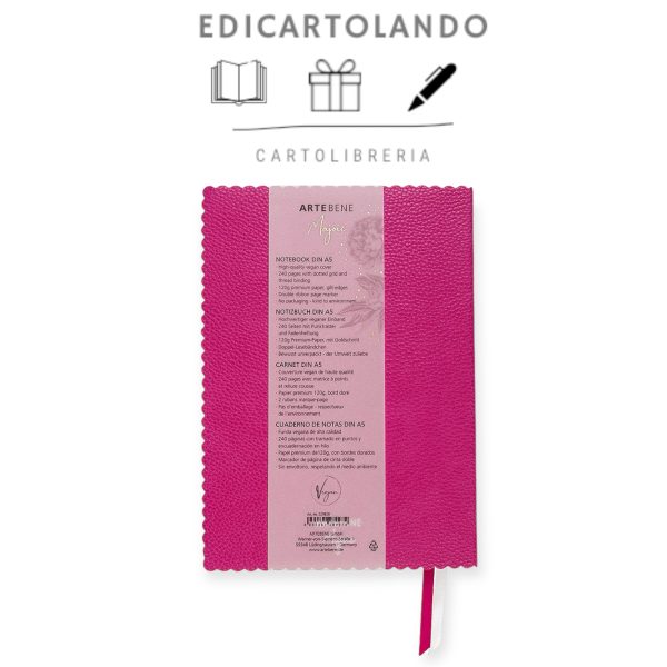 Notebook A5 Majoie Think Pink - immagine 3