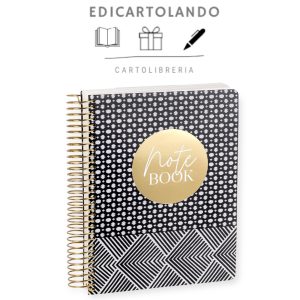 Notebook A5 Spiral Black & White