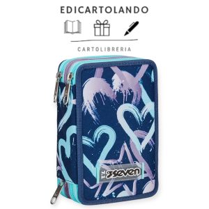 Astuccio Seven 3 Zip - Crystal Purple