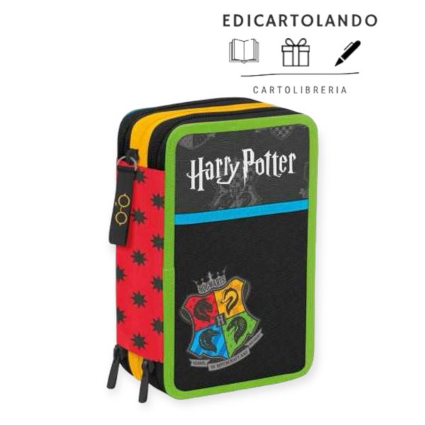 Astuccio 3 zip Harry Potter Magical Creatures