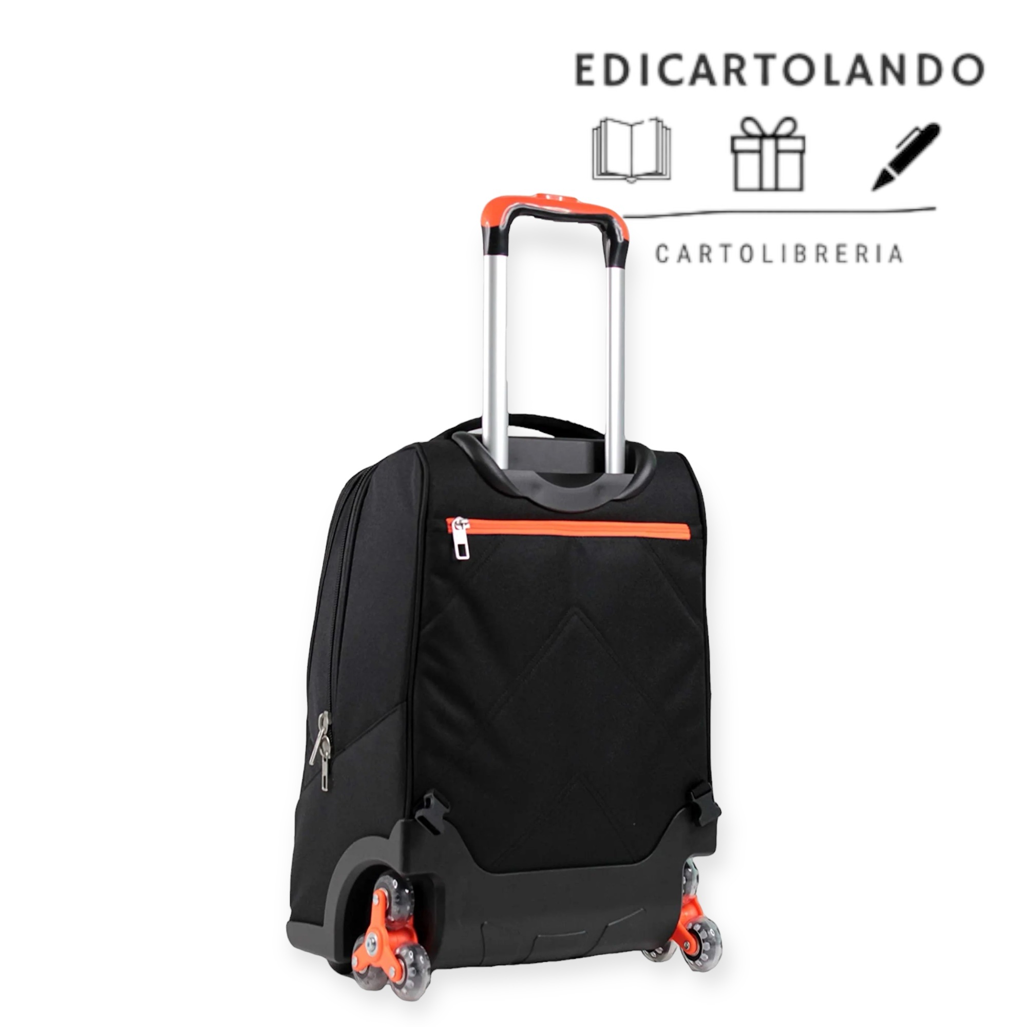 Trolley 3 ruote Urban Fluo Yub - Orange - immagine 2