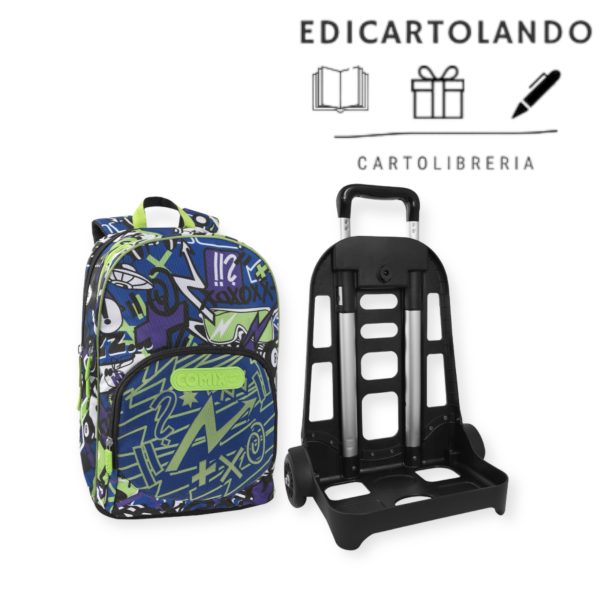 Zaino Trolley Staccabile Comix Bright Boy - immagine 2