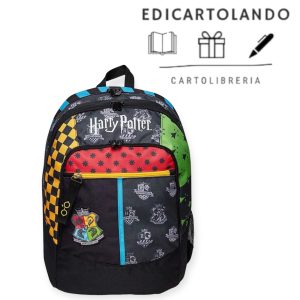Zaino scuola doppio scomparto Harry Potter Magical Creatures