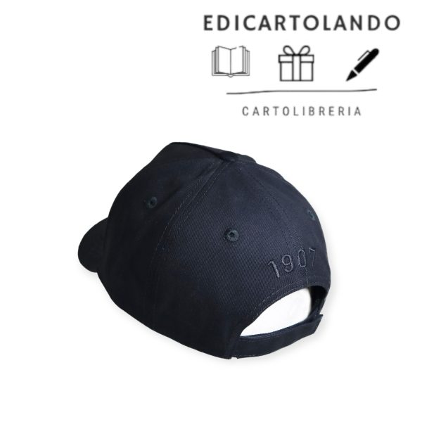 Cappellino Atalanta Nero con Patch in Gomma - immagine 2
