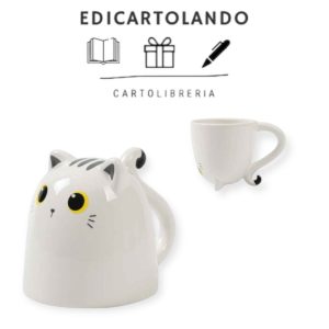 Tazza Up & Down WHITE CAT