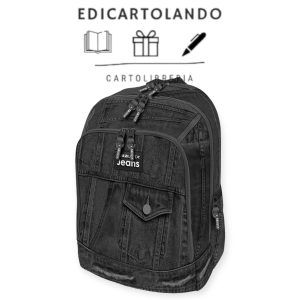 Zaino Dream Nero Tinta Unita Jeans