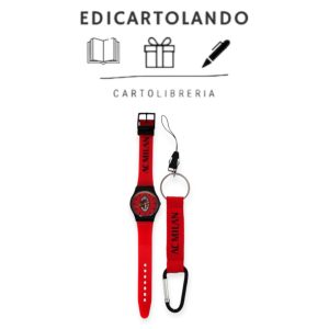 Set orologio e portachiavi Milan