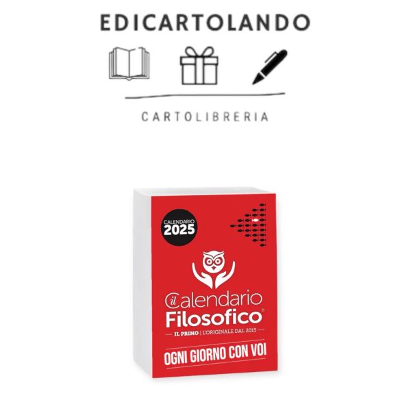 CALENDARIO FILOSOFICO 2025 - F.TO A8 MIGNON