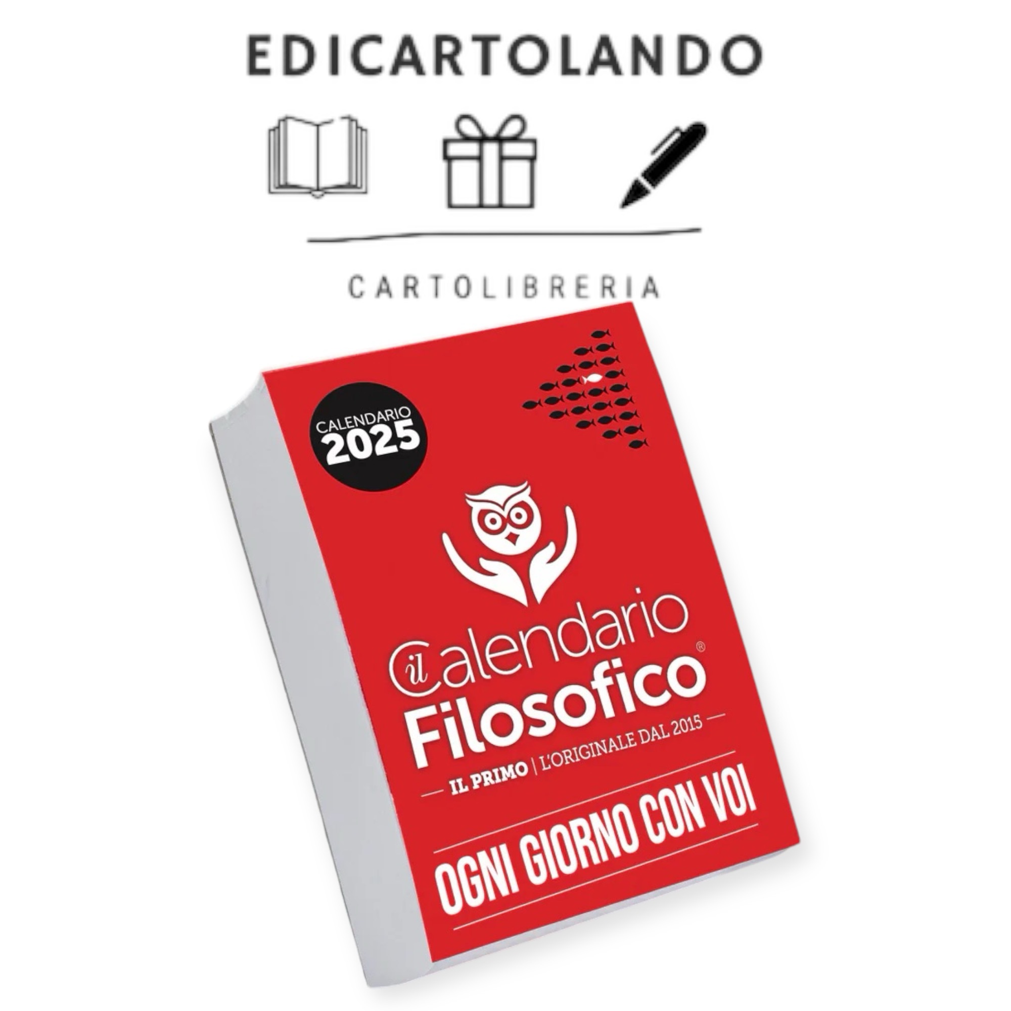 CALENDARIO FILOSOFICO 2025 - F.TO A6 CON SUPPORTO IN CARTONE