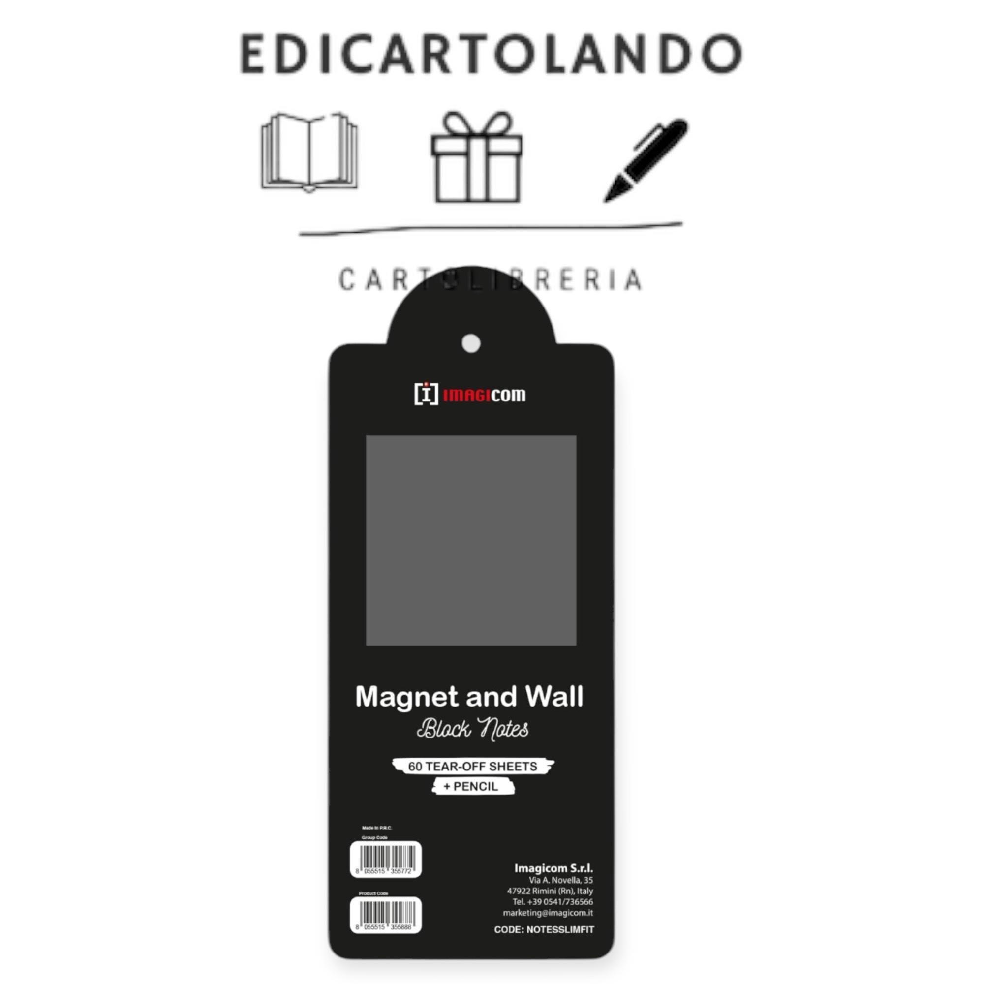 Slim Block notes magnetico - Fitness - immagine 2