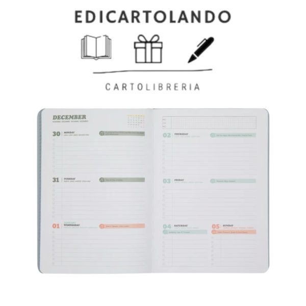 Agenda Basic 2025 Settimanale con supporto per il cellulare - My week, my rules - immagine 4