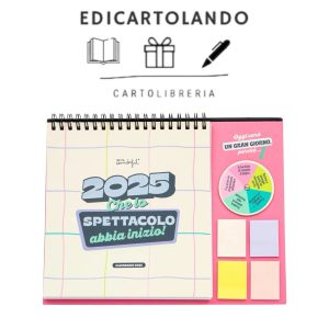Calendario da tavolo con ruota 2025 - 2025: che lo spettacolo abbia inizio!