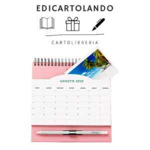 Calendario da tavolo con tasca 2025 per goderti i tuoi momenti felici