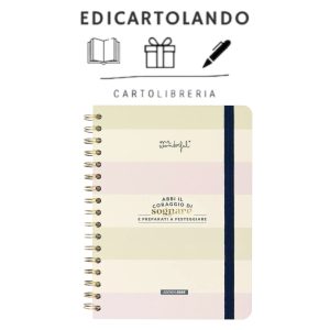 Agenda Office 2025 Settimanale - Abbi il coraggio di sognare e preparati a festeggiare