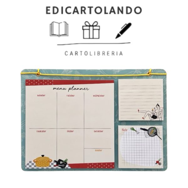Planner Block notes magnetico - Cooking