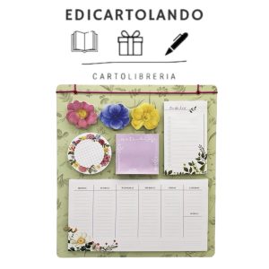 Square Planner Block notes magnetico - Botanical