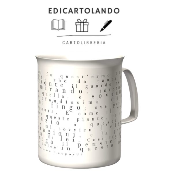 Tazza Giacomo Leopardi