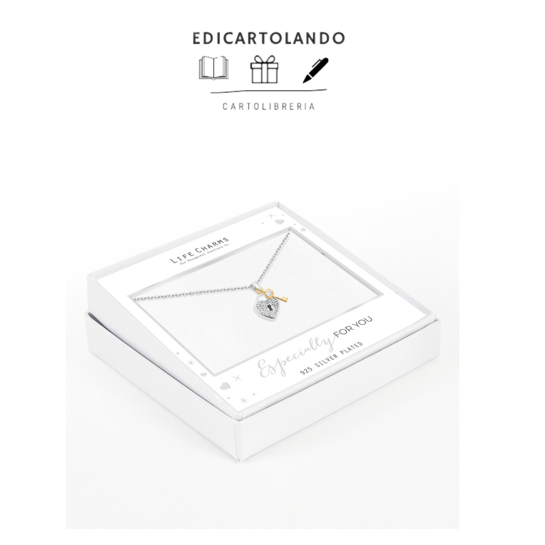 Collanina Heart & Key