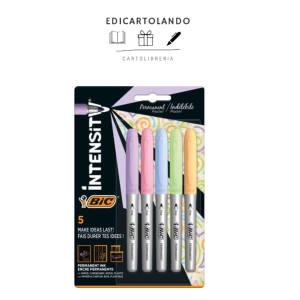 Set Marcatori Bic Intensity colori pastel