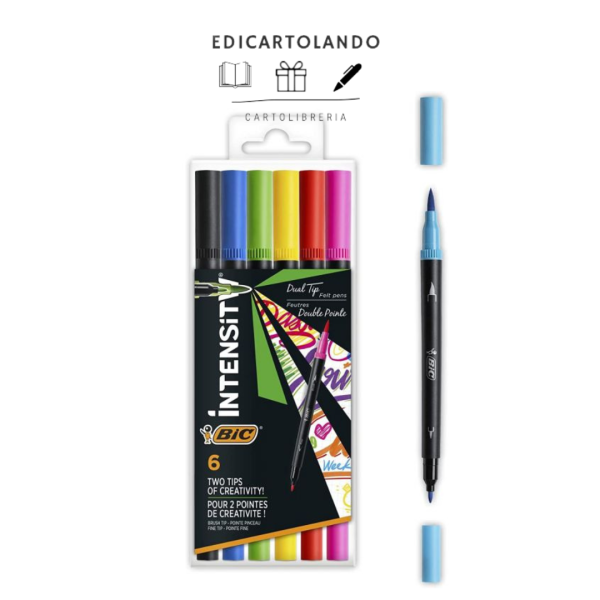 Bic Intensity Dual Tip Brush colori forti