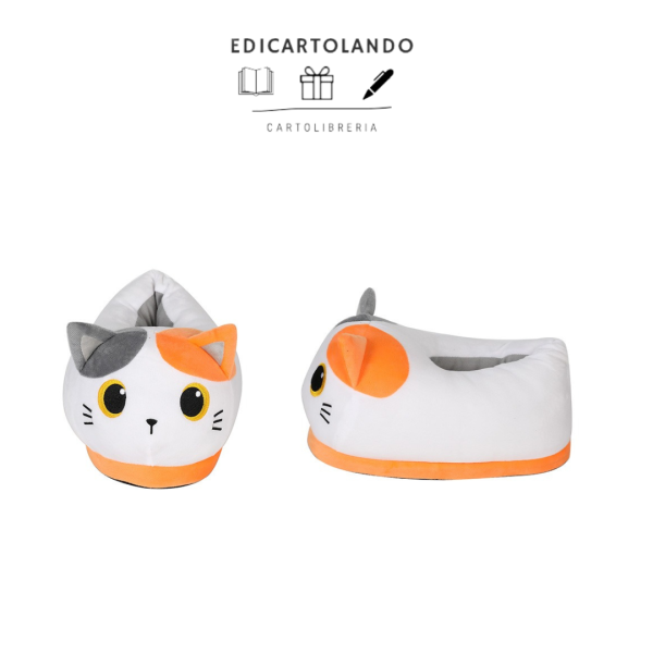 Pantofolone Plush Orange Cat