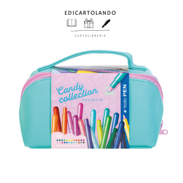 Pochette XL 24 Tratto Pen Candy Collection