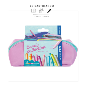 Pochette M 12 Tratto Pen Candy Collection