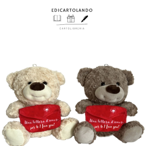 Orso con lettera