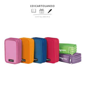 Astuccio 3 Zip Monocolore