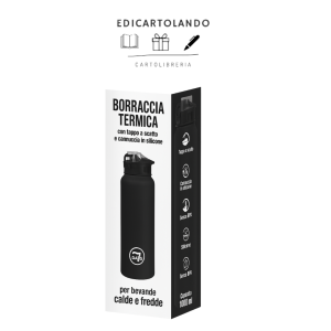 Borraccia termica con cannuccia 1000 ml
