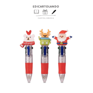 Mini Penna 4 Colori Natalizia – Colourbook