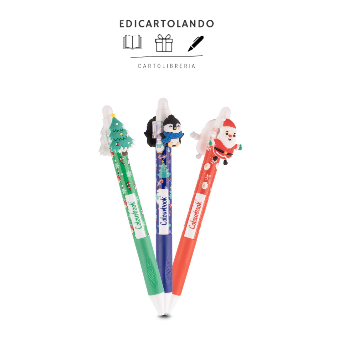 Penna Twist Natalizia Cancellabile Colourbook