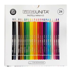 🎨 Pastelli Tinta Unita Mina 4.0 – Set 24 Colori