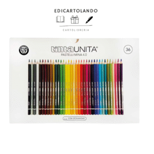 🎨 Pastelli Tinta Unita Mina 4.0 – Set 36 Colori