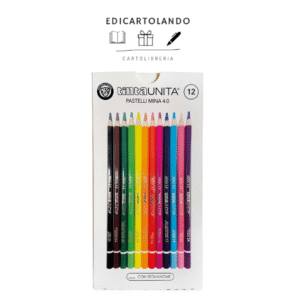 🎨 Pastelli Tinta Unita Mina 4.0 – Set 12 Colori