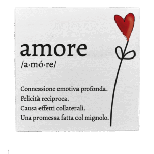 Quadretto in Legno – Definizione Amore